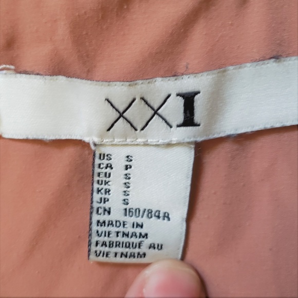 XXI Button Down Blouse - S - Picture 4 of 5